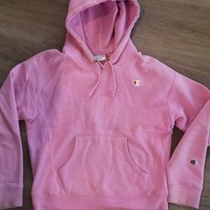 Pink Champion Reverse Weave Hoodie